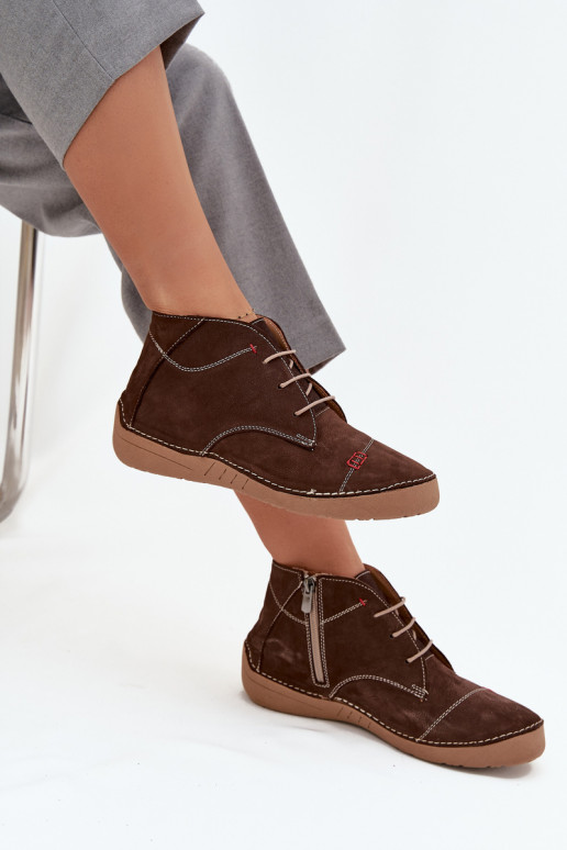 Pealhk jalatsid Pealiste omadPrzeszyciami Lossi juurde Artiker 57C2117 pruunid värvi