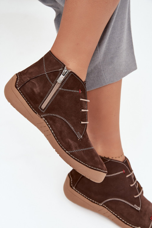 Pealhk jalatsid Pealiste omadPrzeszyciami Lossi juurde Artiker 57C2117 pruunid värvi