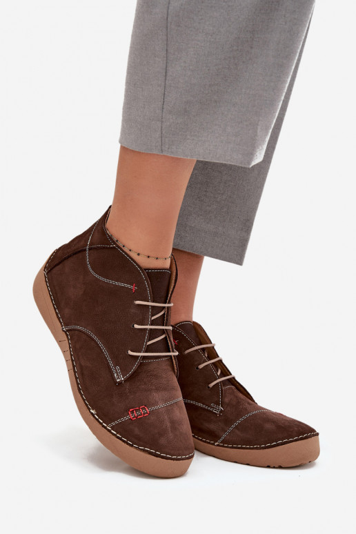 Pealhk jalatsid Pealiste omadPrzeszyciami Lossi juurde Artiker 57C2117 pruunid värvi