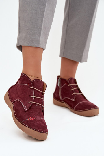 Pealhk jalatsid Pealiste omadPrzeszyciami Lossi juurde Artiker 57C2116 bordoo-värvi 2