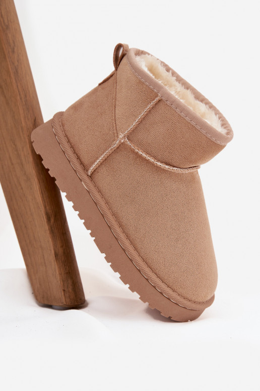 nööpidega lumesaapad Laste jalanõud Noorus voodriga karusnahaga beeži värvi Mireya nööpidega lumesaapad Laste jalanõud Noorus voodriga karusnahaga beeži värvi Mireya