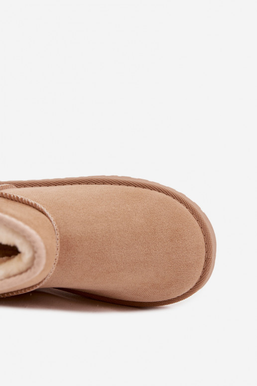 nööpidega lumesaapad Laste jalanõud Noorus voodriga karusnahaga beeži värvi Mireya nööpidega lumesaapad Laste jalanõud Noorus voodriga karusnahaga beeži värvi Mireya