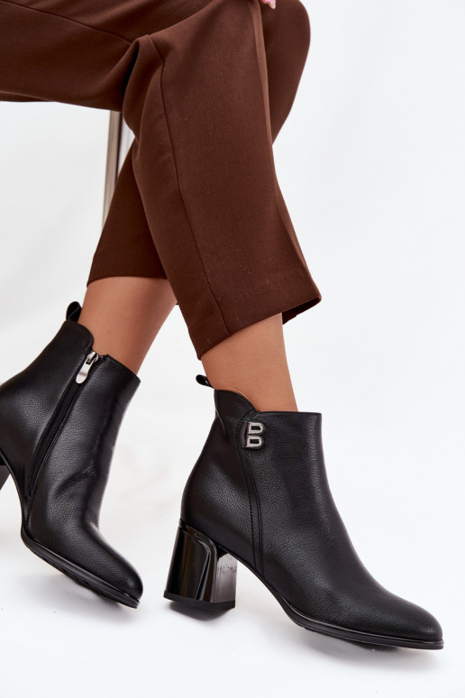 voodriga Pealiste poolsaapadPealturalnej Skóry kõrge jämeda kontsaga msuud Jovelle