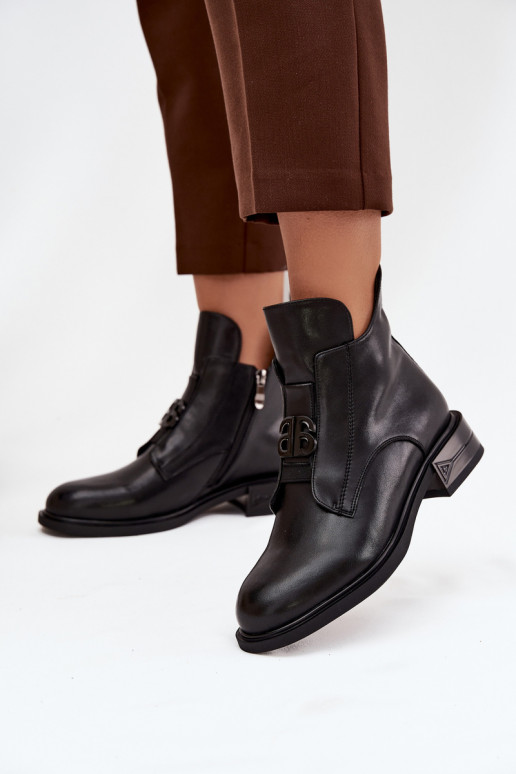 voodriga Pealhk Pealiste poolsaapad Koos Ornate Detalem msuud Briselda