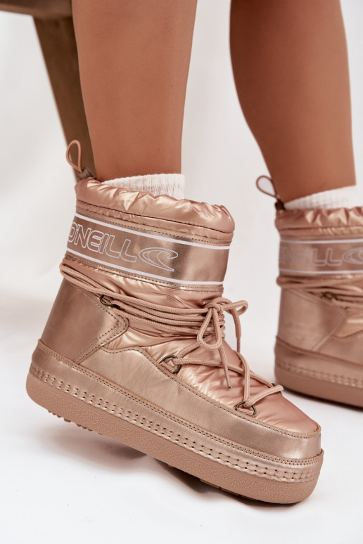 nööpidega lumesaapad Pealiste omad saapad koos stiilsete detailidega O'NEILL LISA INOMEN HIGH 90253012.99U Kuldset värvi
