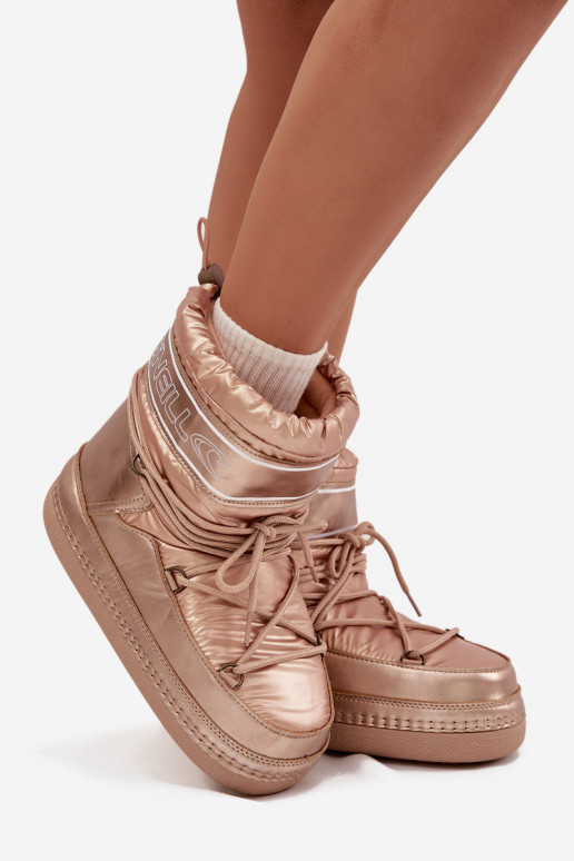 nööpidega lumesaapad Pealiste omad saapad koos stiilsete detailidega O'NEILL LISA INOMEN HIGH 90253012.99U Kuldset värvi