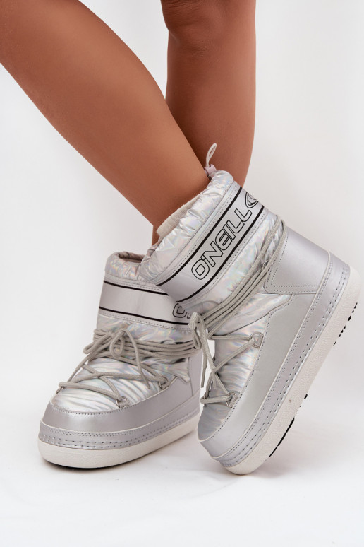 nööpidega lumesaapad Pealiste omad saapad koos stiilsete detailidega O'NEILL LISA INOMEN HIGH 90253012.99S Hõbedat värvi