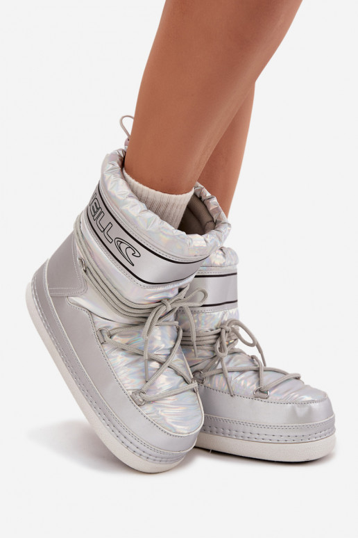 nööpidega lumesaapad Pealiste omad saapad koos stiilsete detailidega O'NEILL LISA INOMEN HIGH 90253012.99S Hõbedat värvi