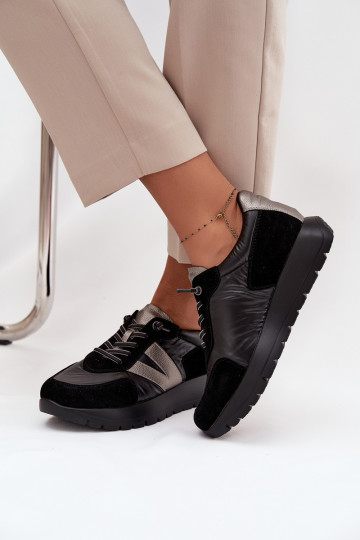 Sneakers tüüpi jalanõud Pealiste omad platvormiga Vinceza 58561 msuud 2