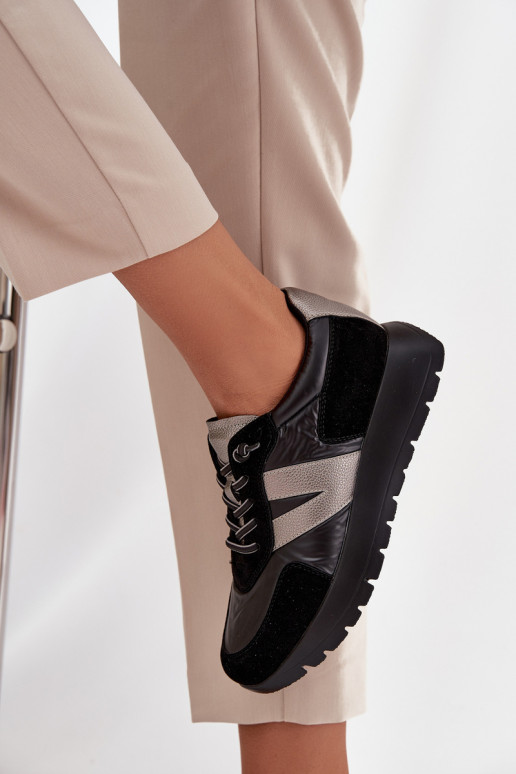 Sneakers tüüpi jalanõud Pealiste omad platvormiga Vinceza 58561 msuud