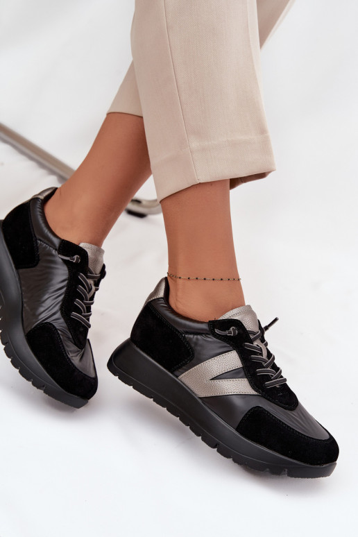 Sneakers tüüpi jalanõud Pealiste omad platvormiga Vinceza 58561 msuud