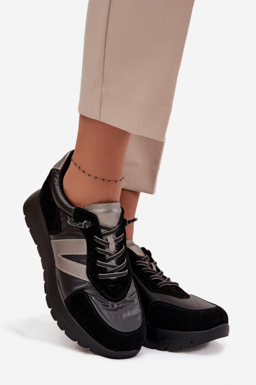 Sneakers tüüpi jalanõud Pealiste omad platvormiga Vinceza 58561 msuud