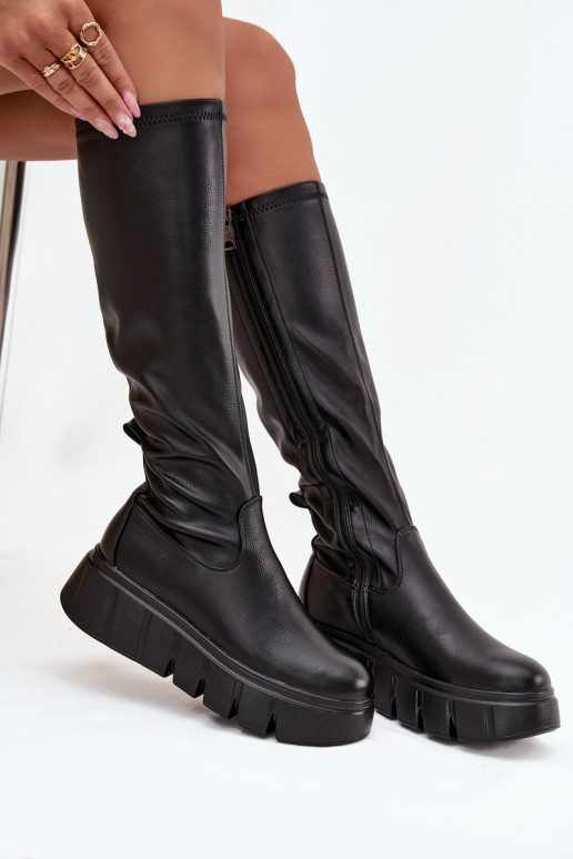 naiste pika säärega saapad platvormiga Lossi juurde Vinceza 58553 msuud