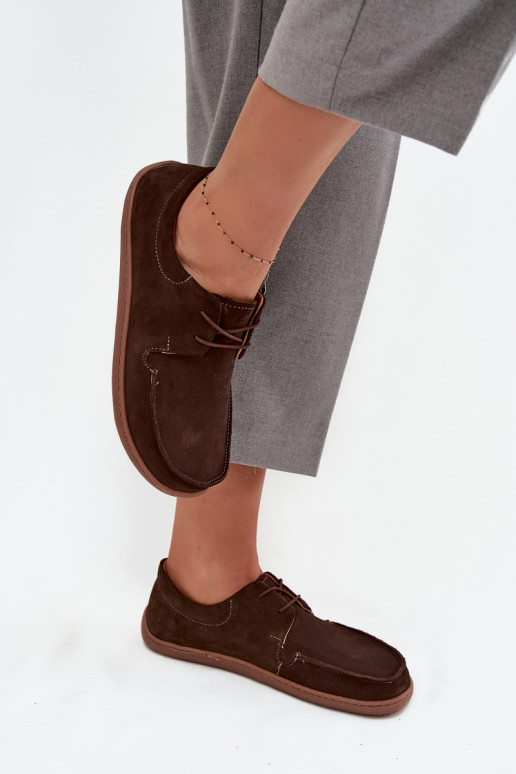 jalatsid Pealiste omad Typu BarefootPealturalnego seemisnakhsedu Zazoo 327 Czekoladosissee