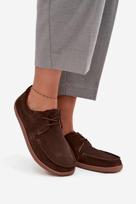 jalatsid Pealiste omad Typu BarefootPealturalnego seemisnakhsedu Zazoo 327 Czekoladosissee