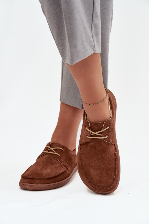 jalatsid Pealiste omad Typu BarefootPealturalnego seemisnakhsedu Zazoo 327 pruunid värvi