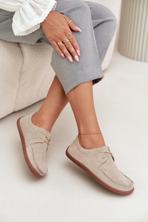 jalatsid Pealiste omad Typu BarefootPealturalnego seemisnakhsedu Zazoo 327 Elevandiluu värvi