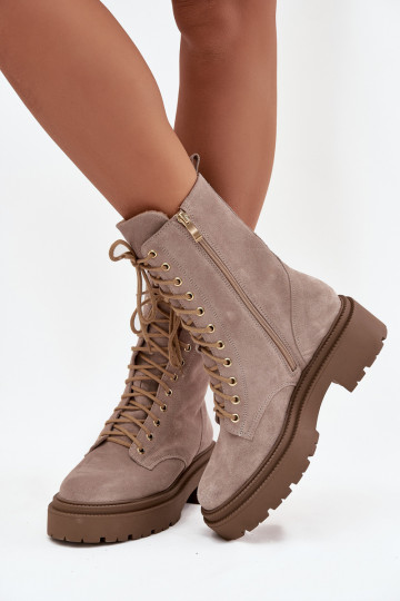 saapad Pealiste omadPealturalnego seemisnakhsed voodriga Zazoo 4213 beeži värvi 2