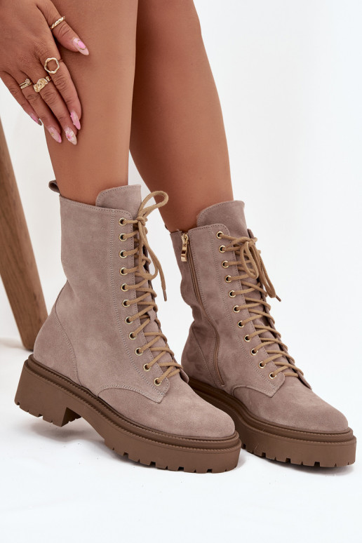 saapad Pealiste omadPealturalnego seemisnakhsed voodriga Zazoo 4213 beeži värvi