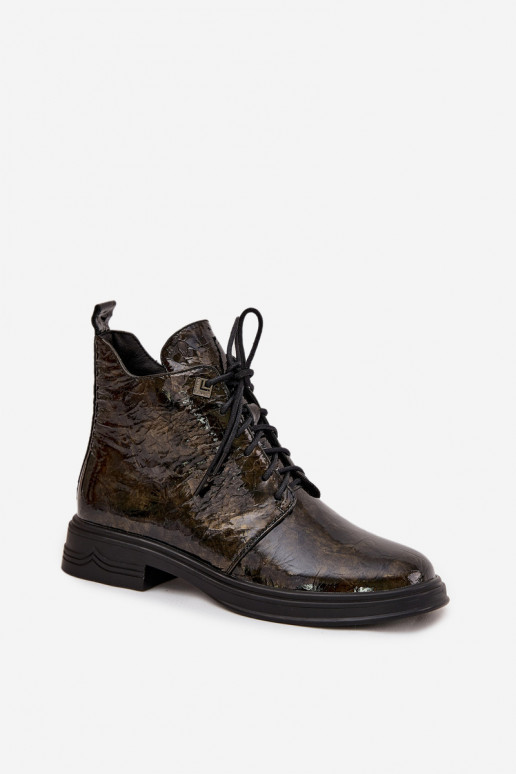 Pealhk Laque Pealiste poolsaapad voodriga Lossi juurde D&A LZ42-042 Kuldset värvi Pealhk Laque Pealiste poolsaapad voodriga Lossi juurde D&A LZ42-042 Kuldset värvi