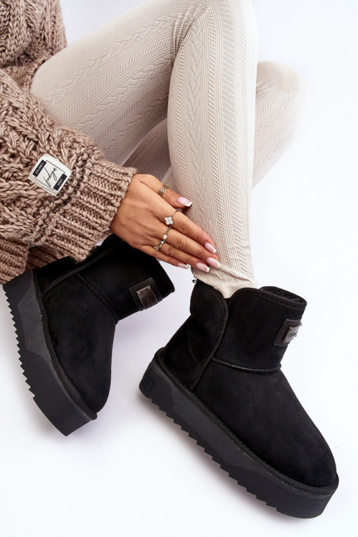 Vegan INodoodporne nööpidega lumesaapad platvormiga D.Franklin DFSH371004 msuud