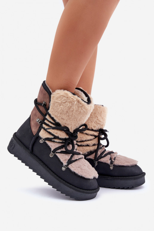 nööpidega lumesaapad Pealiste omad karusnahaga D.Franklin DFSH370012 msuud