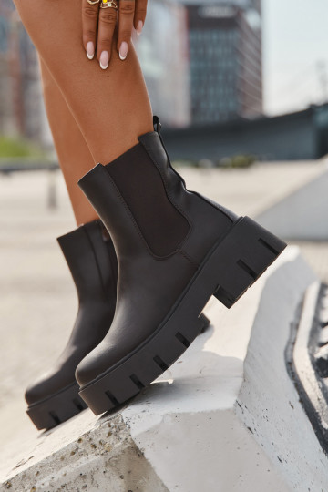 Stiilsed soojendusega naiste saapad ökokoest tumepruuni värvi "Fivienne" 2