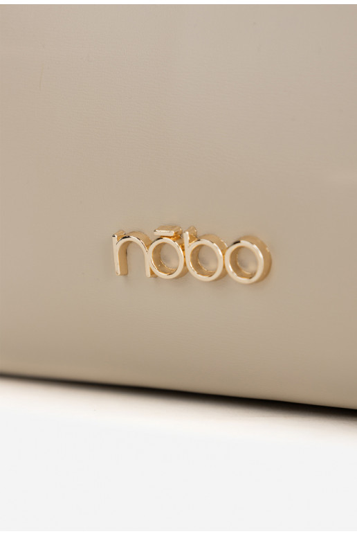 Käekott Ostlejaka neetide ja pandlaga NOBO BAG6010-015 Heledaltbeež