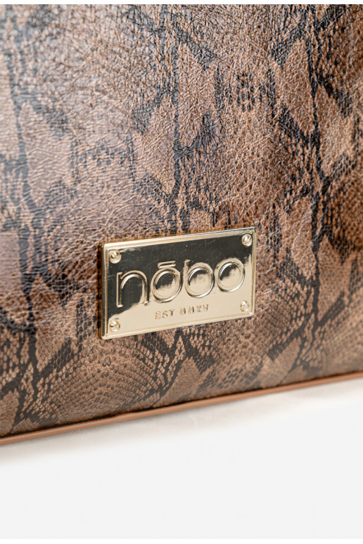 Käekott Loomade muster NOBO BAG6150-M17 Pruunid värvi