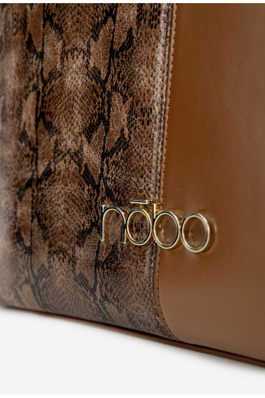 Käekott Ostlejaka Loomade muster NOBO BAG5740-M17 Pruunid värvi