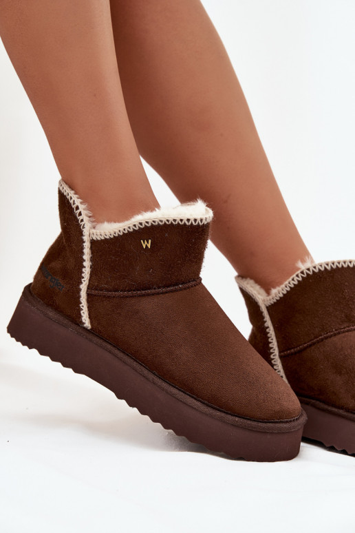 nööpidega lumesaapad Pealiste omad platvormiga INrangler 20253093.IKU Czekoladosissee