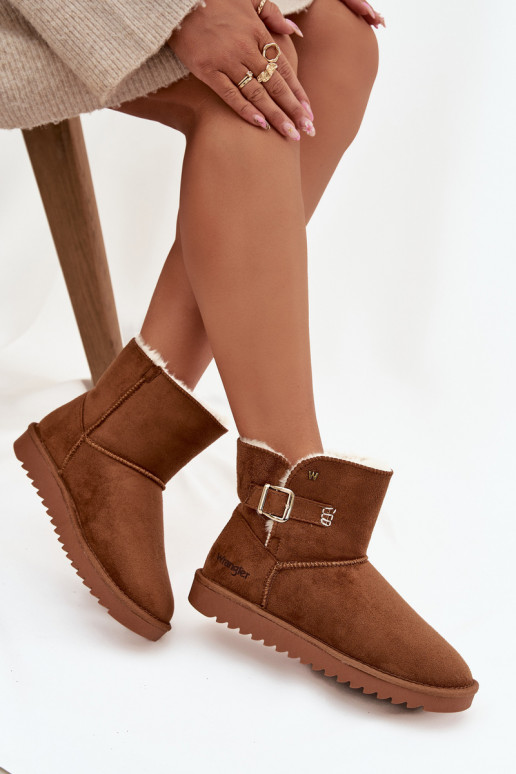 nööpidega lumesaapad Pealiste omad neetide ja pandlaga INrangler 20253091.37B pruunid värvi