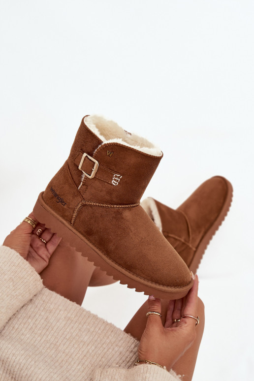 nööpidega lumesaapad Pealiste omad neetide ja pandlaga INrangler 20253091.37B pruunid värvi