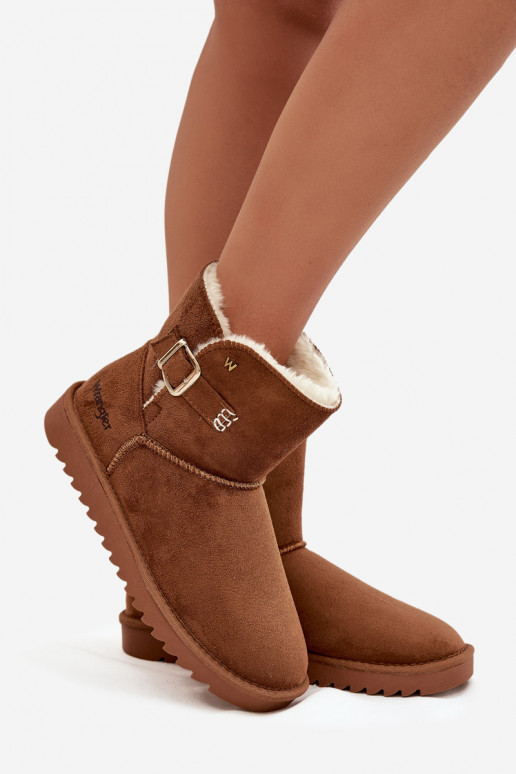 nööpidega lumesaapad Pealiste omad neetide ja pandlaga INrangler 20253091.37B pruunid värvi