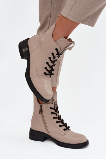 Pealhk Pealiste poolsaapad Sellel ondala kontsaga Vinceza 66818 beeži värvi