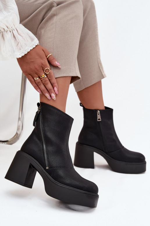 Pealhk voodriga Pealiste poolsaapad Ja platvorm Vinceza 66831 msuud