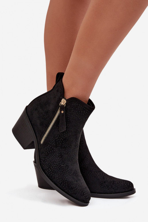 kauboistiilis saapad Pealiste omad kõrge jämeda kontsaga S.Barski HY52-538 msuud kauboistiilis saapad Pealiste omad kõrge jämeda kontsaga S.Barski HY52-538 msuud