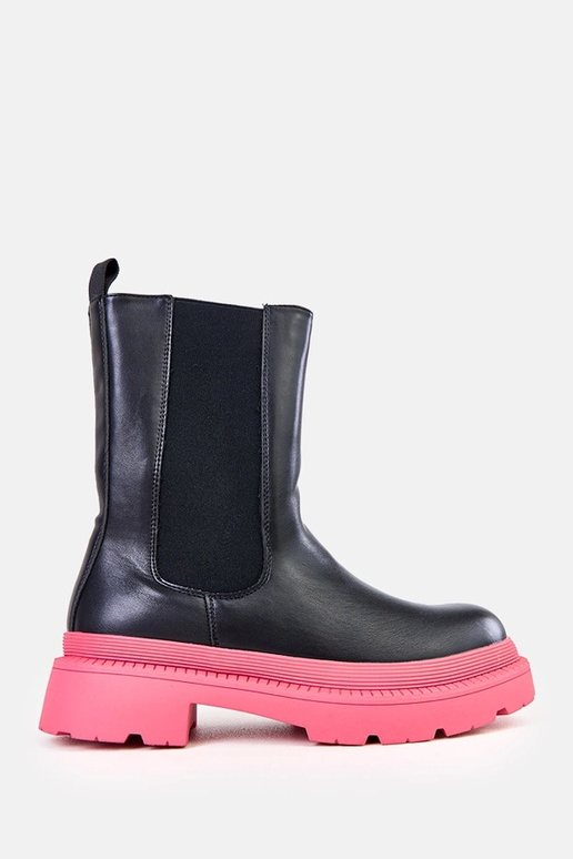 Mustad saapad roosa tallaga Fortley