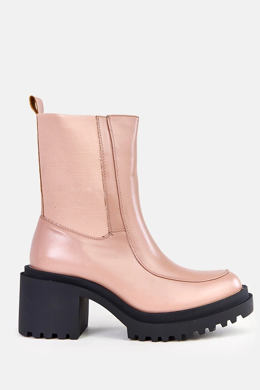 Liivakarva saapad kontsaga elastse...