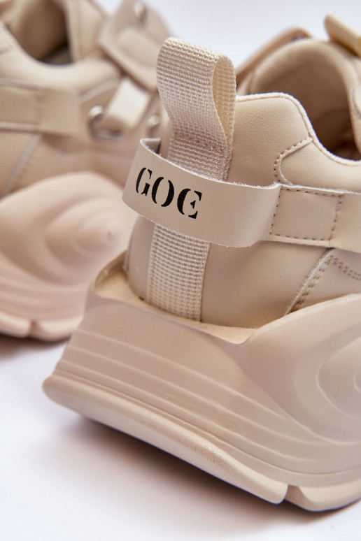 spordijalatsid Sneakers tüüpi jalanõud GOE MM2N4015 beeži värvi