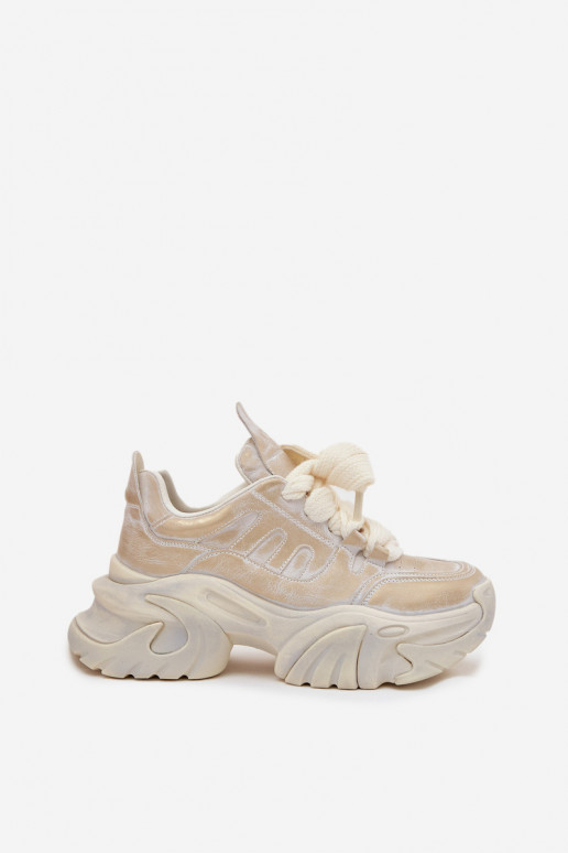 Pealhk Sneakers tüüpi jalanõud Pealiste omad GOE SS2N4009 Kuldset värvi