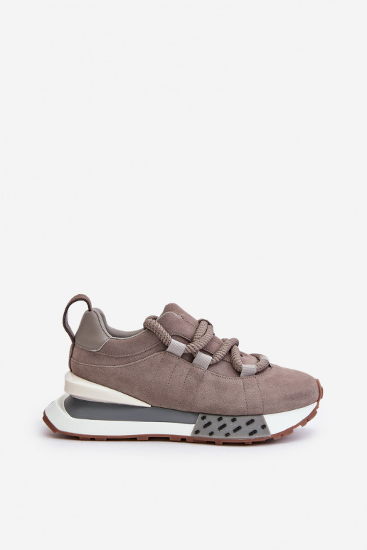 seemisnakhsed Sneakers tüüpi jalanõud Pealiste omad platvormigaGrubym Paeladm Artiker 54C1463 Halli värvi