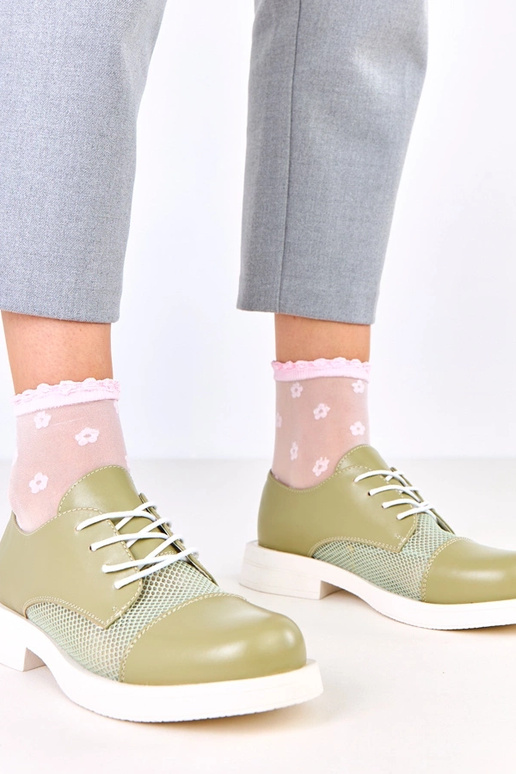 Rohelised naiste poolsaapad võrgu...