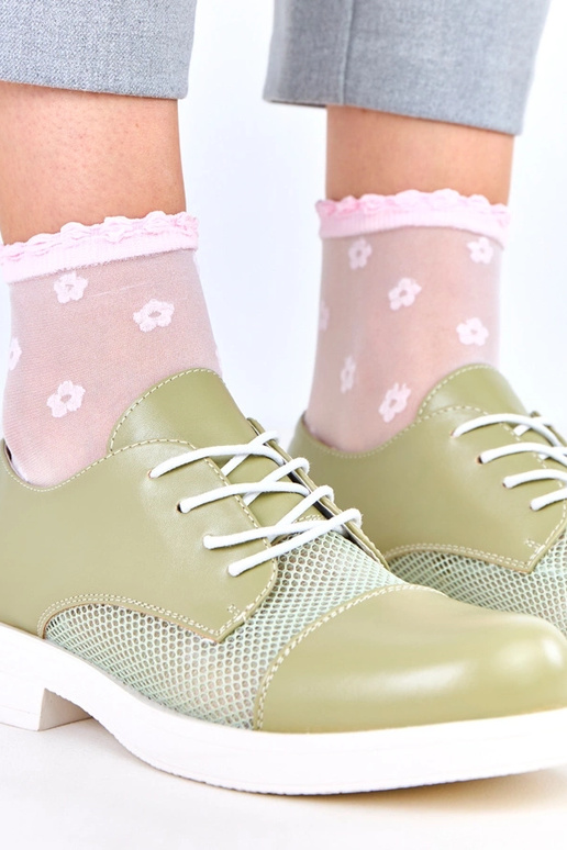 Rohelised naiste poolsaapad võrgu...