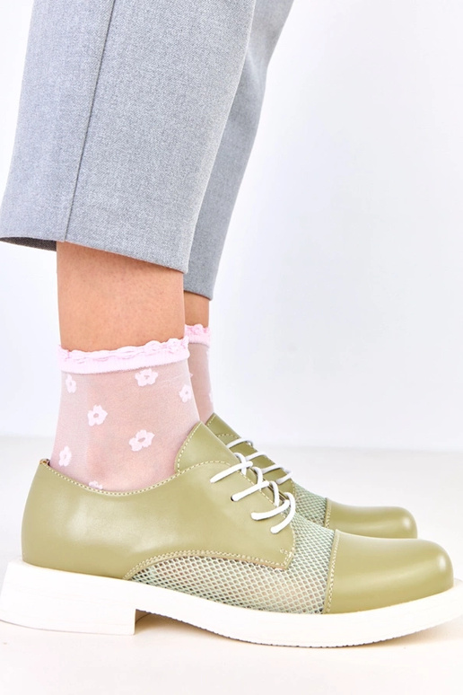 Rohelised naiste poolsaapad võrgu...