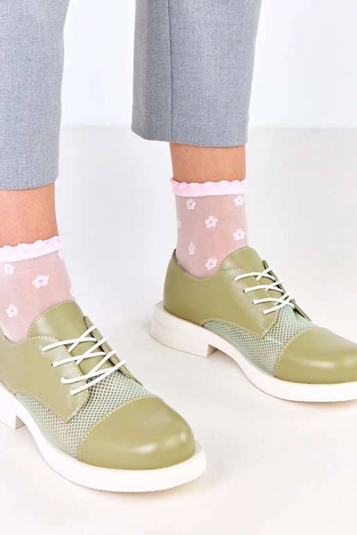 Rohelised naiste poolsaapad võrgu...