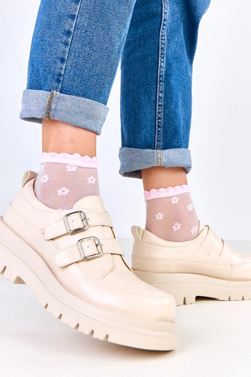 Kreemja värvi poolsaapad... 2