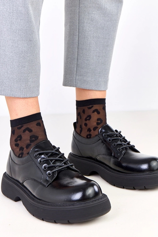 Mustad naiste poolsaapad platvormiga...