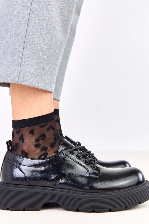 Mustad naiste poolsaapad platvormiga...