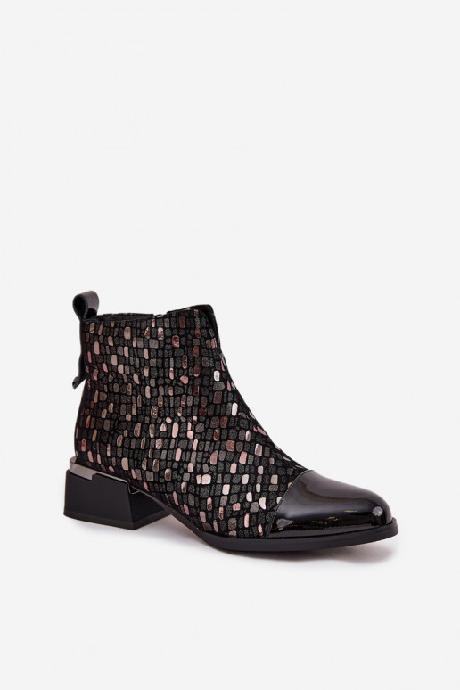 Laque Pealiste poolsaapadPealturalnej Skóry Sellel ondala kontsaga D&A LZ52-960 msuud